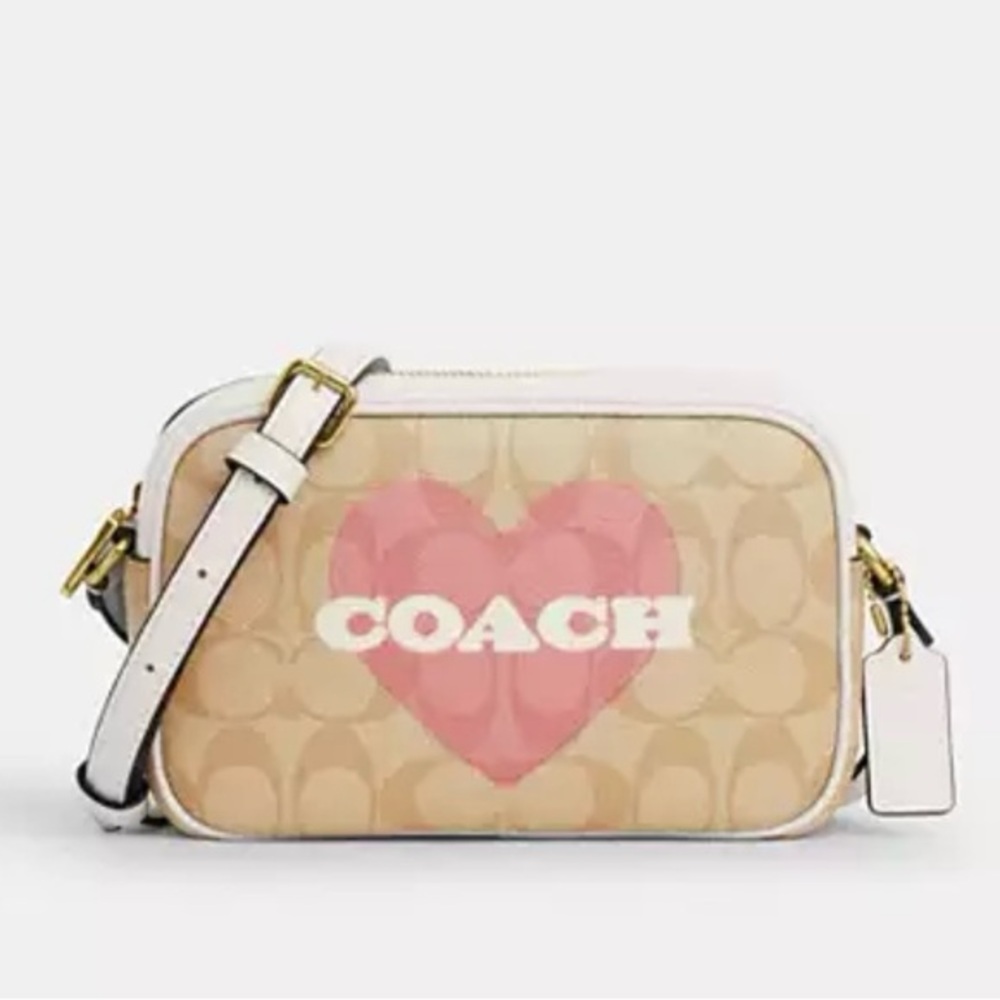 Coach CO939 Mini Jamie Camera Bag In Signature Canvas IN Light Khaki Cha…